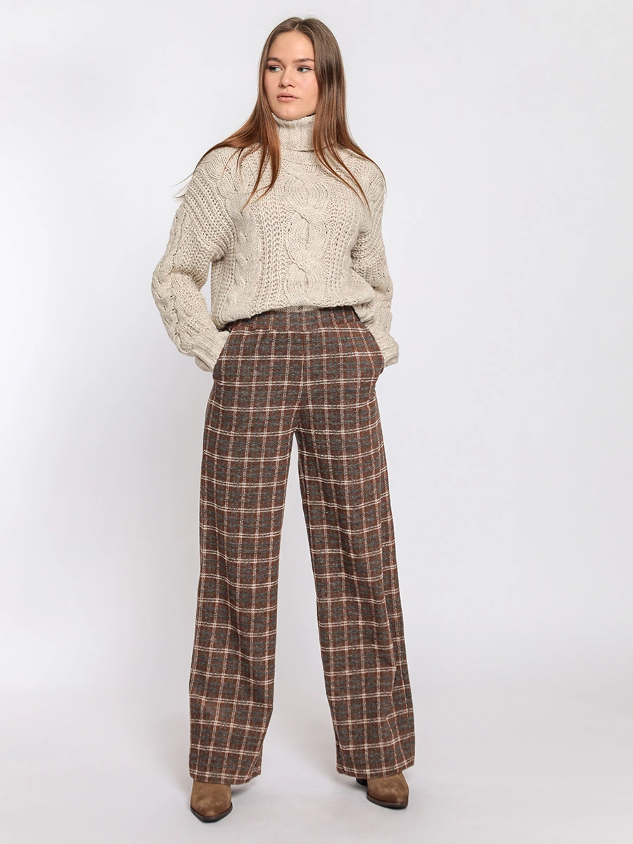 Брюки с эластичным поясом